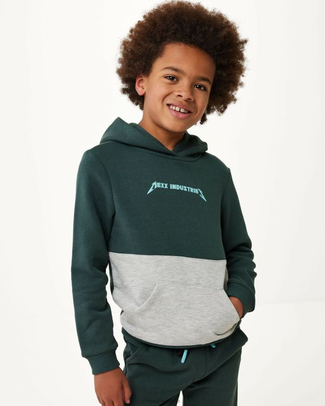 colorblock hoody тъмен зелено момчета X4BJ4948 Mexx - Image 1