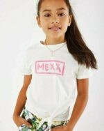 бяла тениска с възли бяло момичета X4BJ4854 Mexx