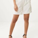 къси панталони крем бежово Жени X4BJ446 Mexx