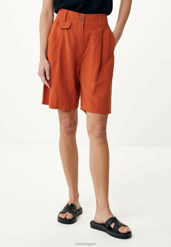 d0bbd0b5d0bdd0b5d0bdd0b8_d188d0bed180d182d0b8_d182d183d185d0bbd0b0_d0bed180d0b0d0bdd0b6d0b5d0b2d0be_d0b6d0b5d0bdd0b8_x4bj489.jpg ленени шорти тухла оранжево Жени X4BJ489 Mexx - Image 1