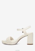 сандали с ток lewy off white бежово Жени X4BJ4327 Mexx - Image 7