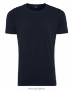тениска с кръгло деколте тъмносин син мъже X4BJ4640 Mexx - Image 4