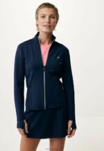 тъмносиня жилетка с цип син Жени X4BJ4402 Mexx